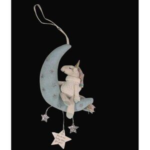 Wondershop Unicorn Moon Christmas Ornament We Thank Our Lucky Stars For You Knit